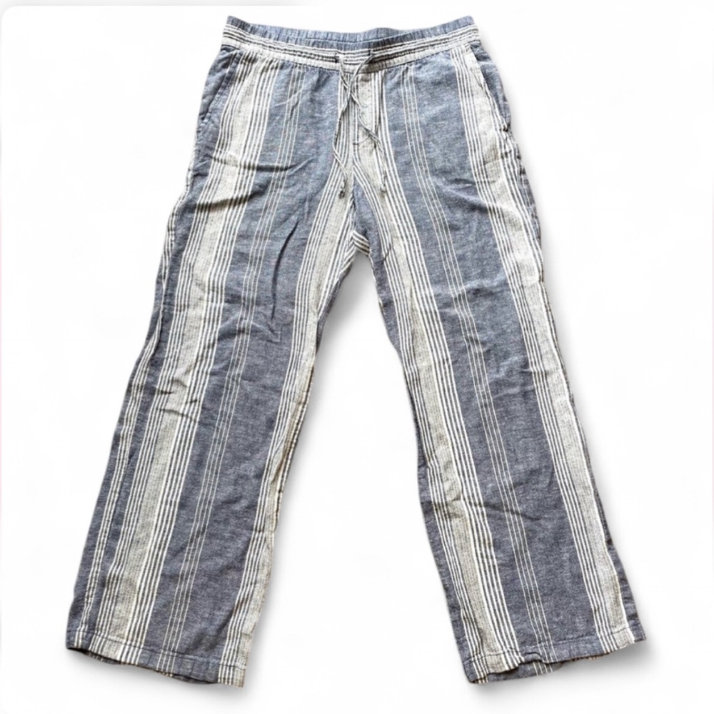 Old Navy Blue and White Striped Pants
